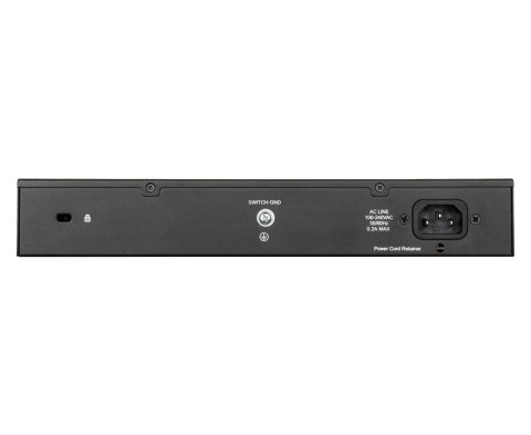 D-Link DGS-1100-16V2 łącza sieciowe Zarządzany L2 Gigabit Ethernet (10/100/1000) Czarny