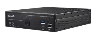 Komputer barebone Shuttle DH610 S1700 H610 BLACK 120W/GLN HDMI DISPLAY-PORT COM-PORT