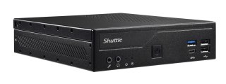 Shuttle DH610S komputer typu barebone Wąski PC Czarny Intel H610