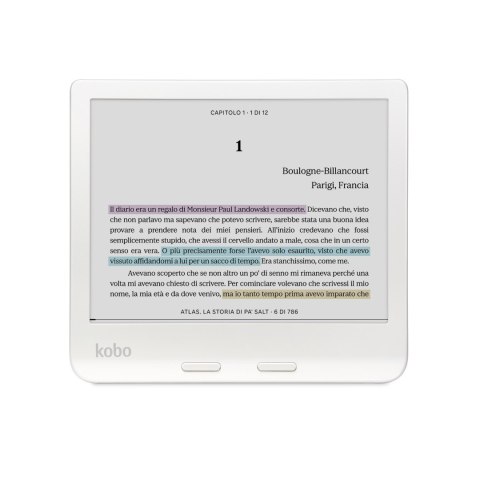 Ebook Kobo Libra Colour 7" E-Ink Kaleido 3 32GB WI-FI White