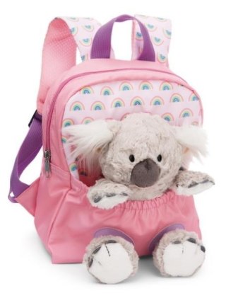 NICI 49841 Plecak 21x26cm różowy + maskotka Koala 25cm