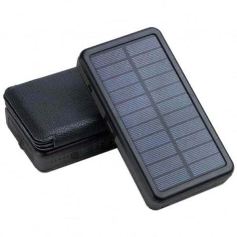 POWERNEED SKŁADANY PANEL SOLARNY Z POWER BANKIEM PV 9W 20000MAH LI-POLY 2X USB 2A CZARNY ES20000B