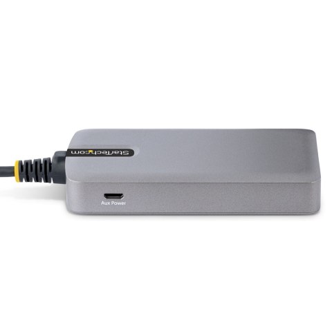 StarTech.com 5G4AB-USB-C-HUB huby i koncentratory USB 3.2 Gen 1 (3.1 Gen 1) Type-C 5000 Mbit/s Szary