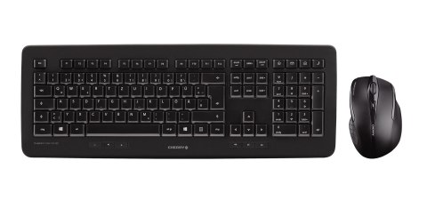 CHERRY DW 5100 klawiatura Dołączona myszka Uniwersalne RF Wireless QWERTY British English Czarny