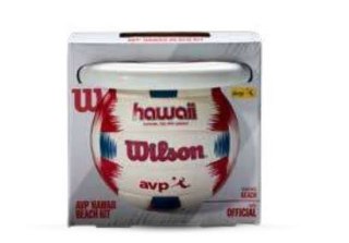 Wilson WTH80219KIT piłka do siatkówki plażowej Niebieski, Czerwony, Biały