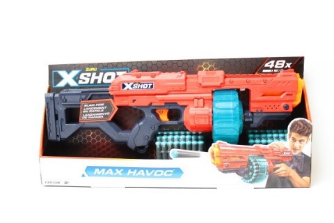 Miotacz strzałek ZURU X-SHOT EXCEL MAX HAVOC wyrzutnia 48 strzałek (36446)