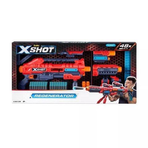 Miotacz strzałek ZURU X-SHOT EXCEL REGENERATOR wyrzutnia 48 strzałek (36173)