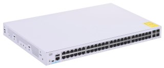 Cisco CBS350-48T-4G-EU łącza sieciowe Zarządzany L2/L3 Gigabit Ethernet (10/100/1000) Srebrny