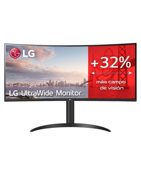 LG 34WP75CP-B monitor komputerowy 86,4 cm (34") 3440 x 1440 px Wide Quad HD LCD Czarny