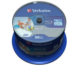 Płyta BDR Verbatim 43812 (25GB; 6x; 50szt.; Cake)