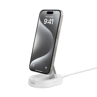 Ładowarka bezprzewodowa Belkin BoostCharge Pro Convertible Magnetic Wireless Charging Stand with Qi2 15W White