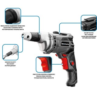 Graphite 58G794 wkrętak zasilany/zakrętark udarowy