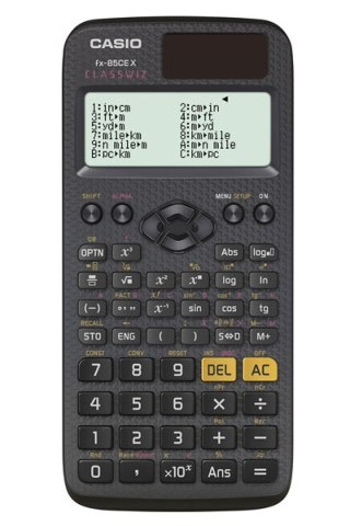 CASIO FX-85CEX KALKULATOR NAUKOWY, BIUROWY, SZKOLNY, 379 FUNKCJI, 77X166MM, CZARNY