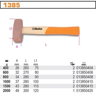 MŁOTEK MIEDZIANY 1000G