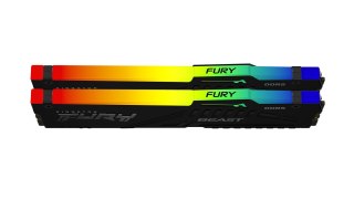 KINGSTON DDR5 32GB 6000MT/s CL30 DIMM (Kit of 2) FURY Beast RGB XMP